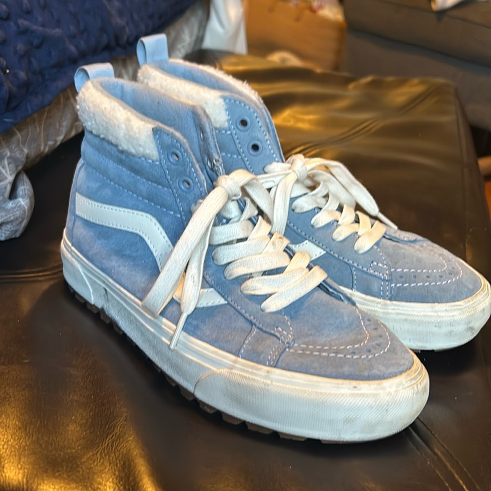 Vans with Fur Trim